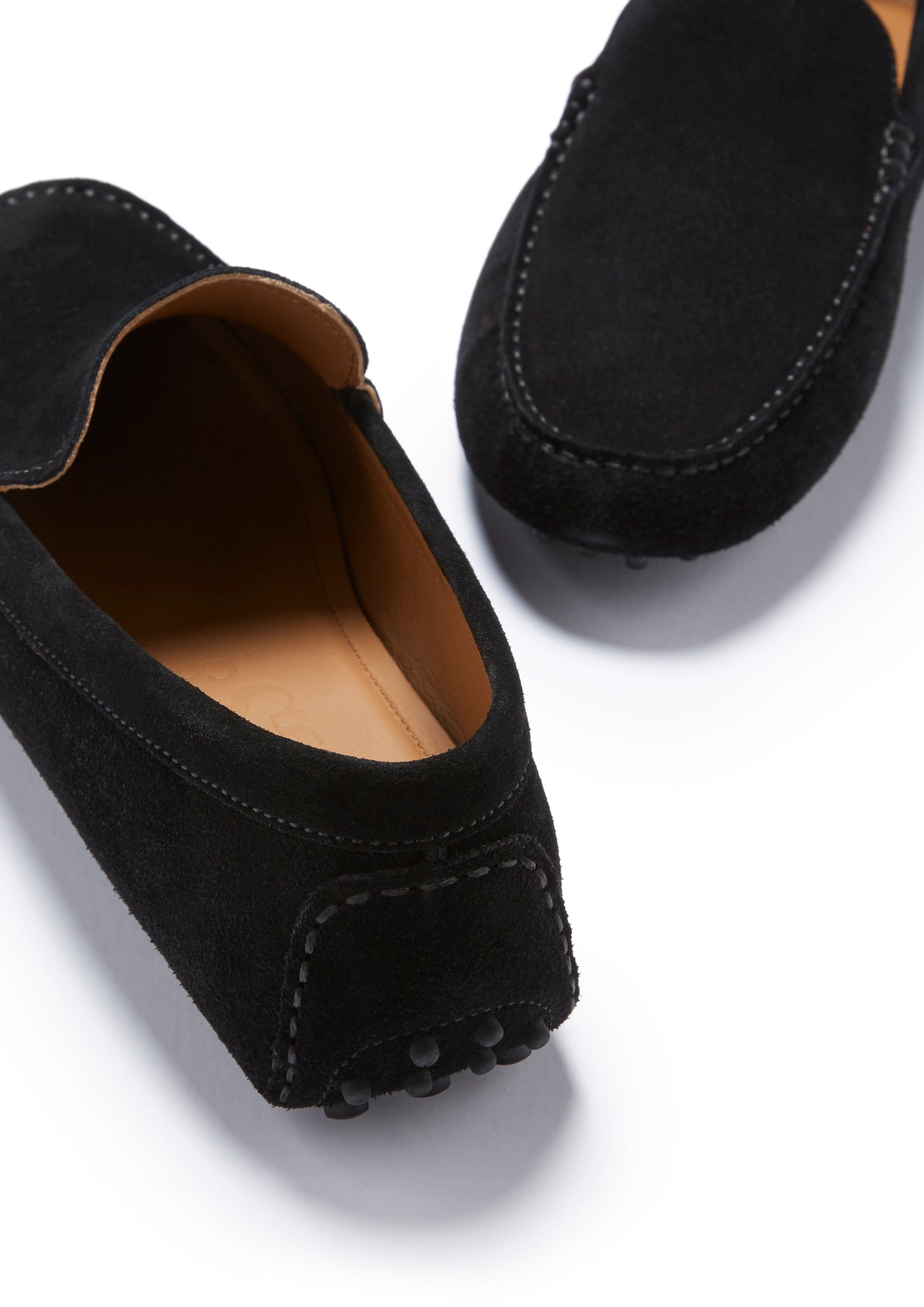 Driving Loafers, black suede-2