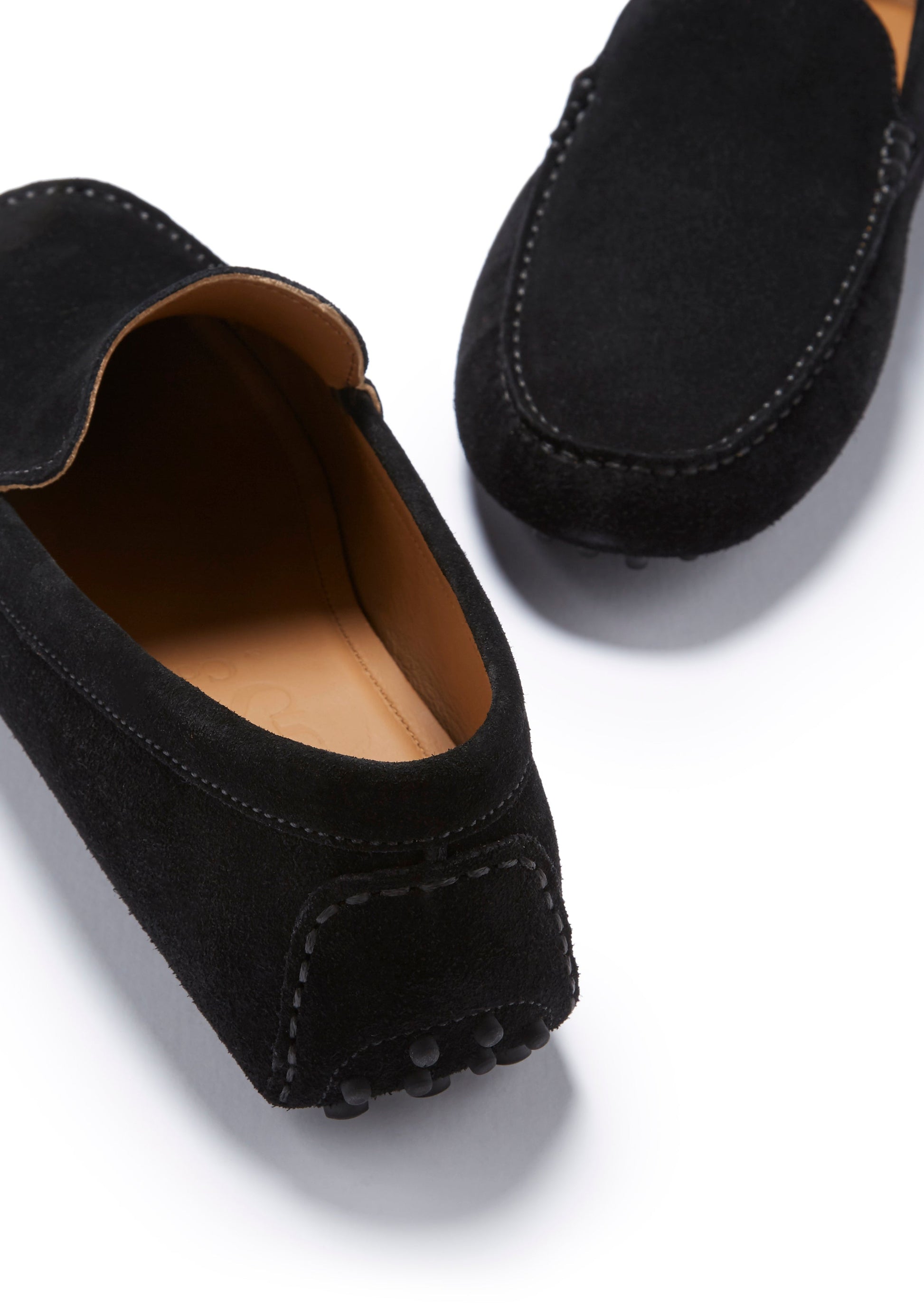 Driving Loafers, black suede-2