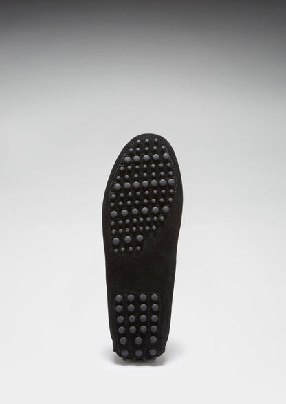 Driving Loafers, black suede-3