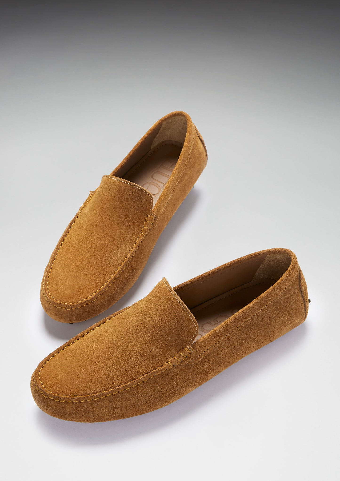 Driving Loafers, tobacco suede-1