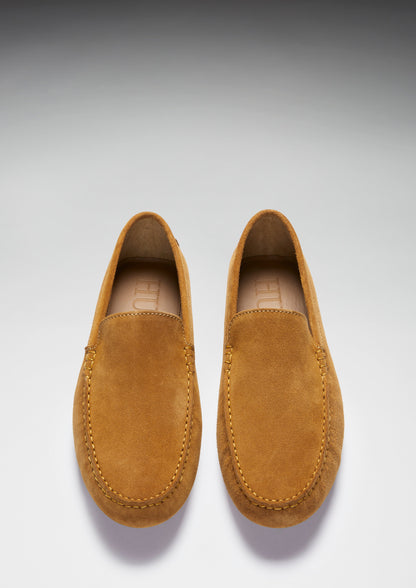 Driving Loafers, tobacco suede-2