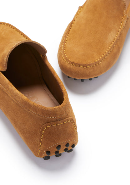 Driving Loafers, tobacco suede-3