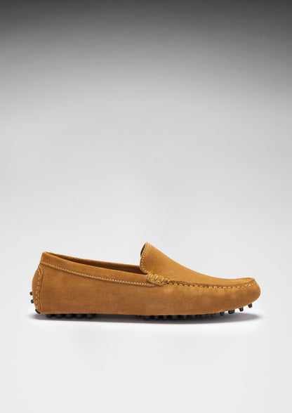 Driving Loafers, tobacco suede-4