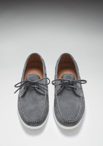 Deck Shoes, slate grey suede-2