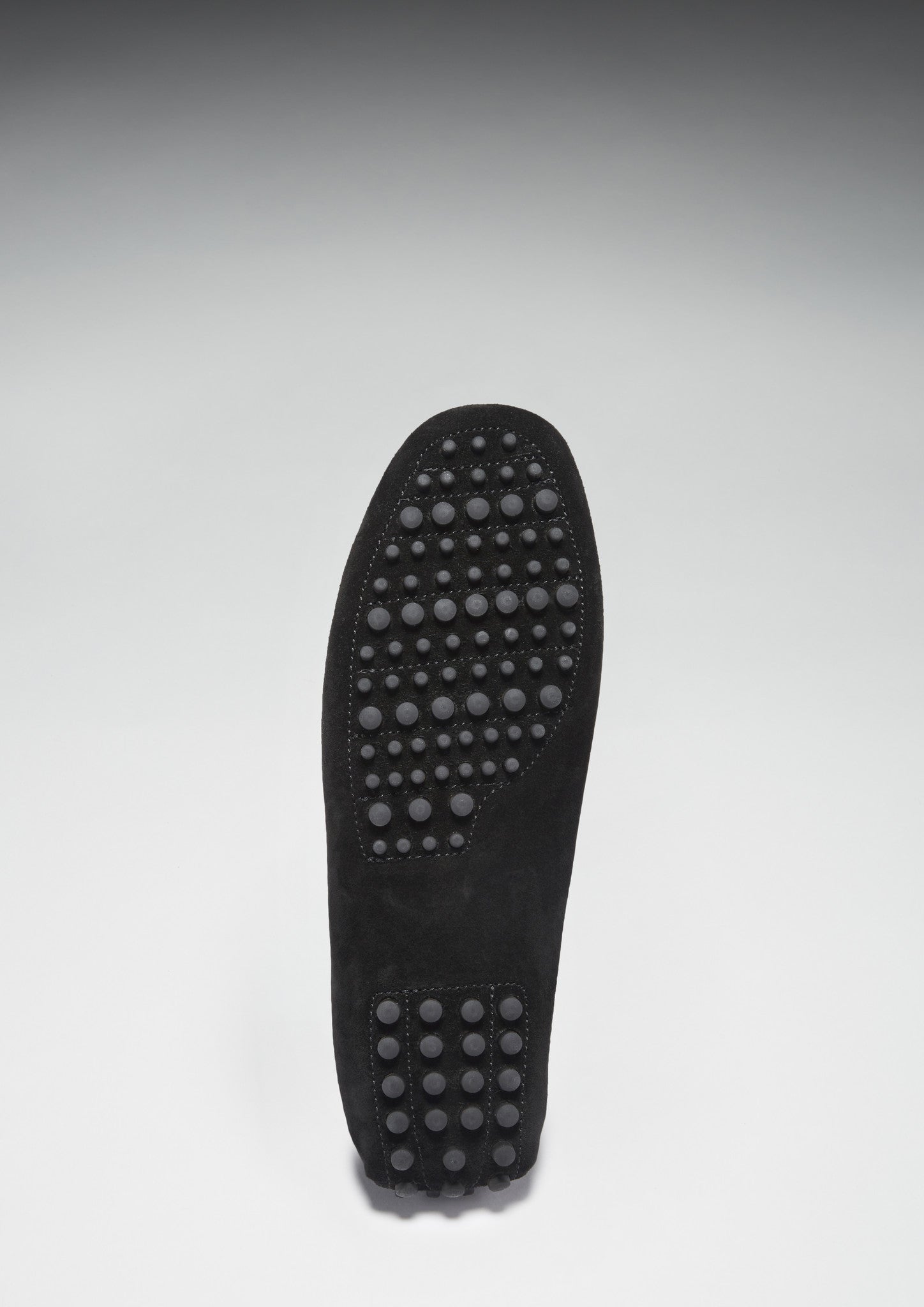 Laced Driving Loafers, black suede-4