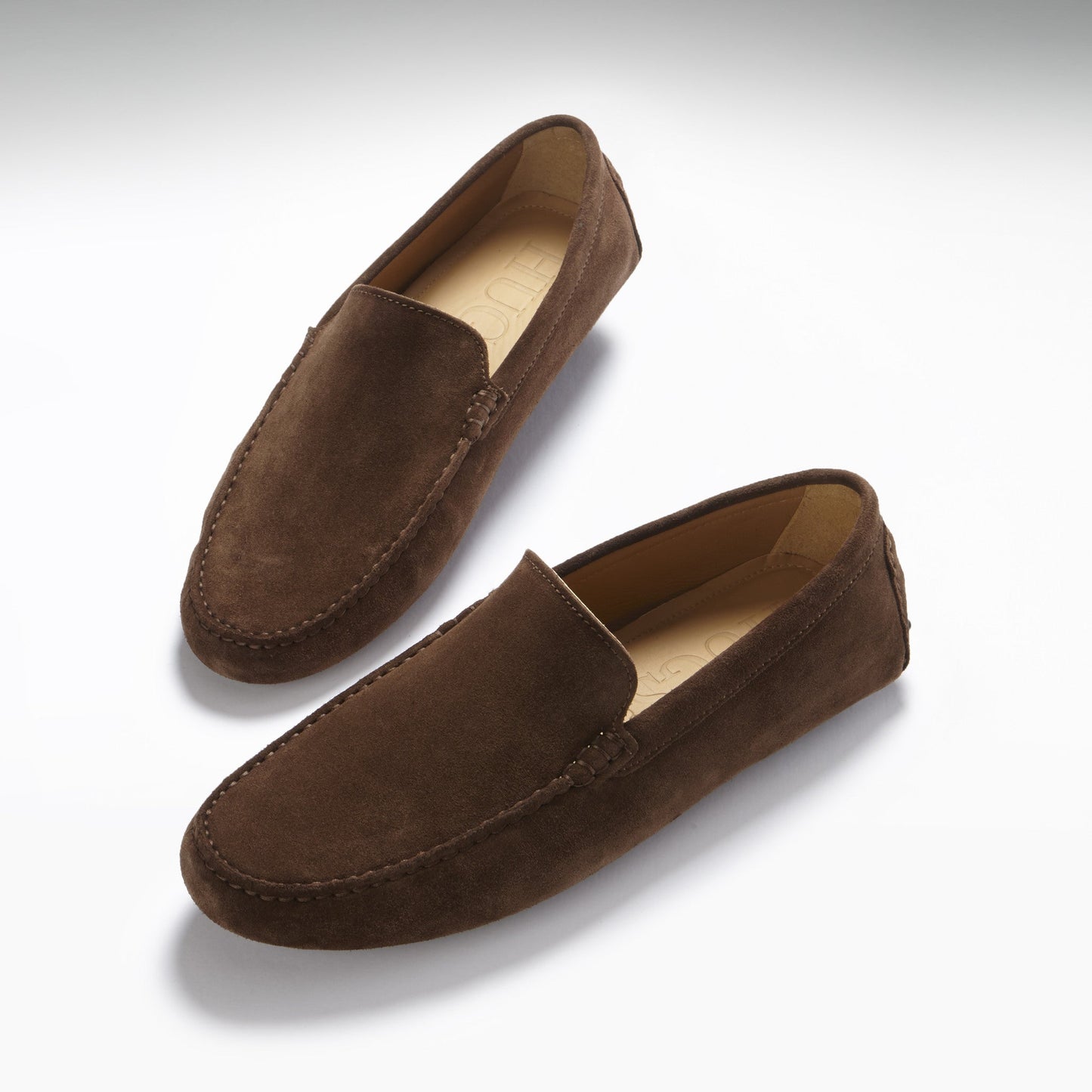 Driving Loafers, brown suede-1
