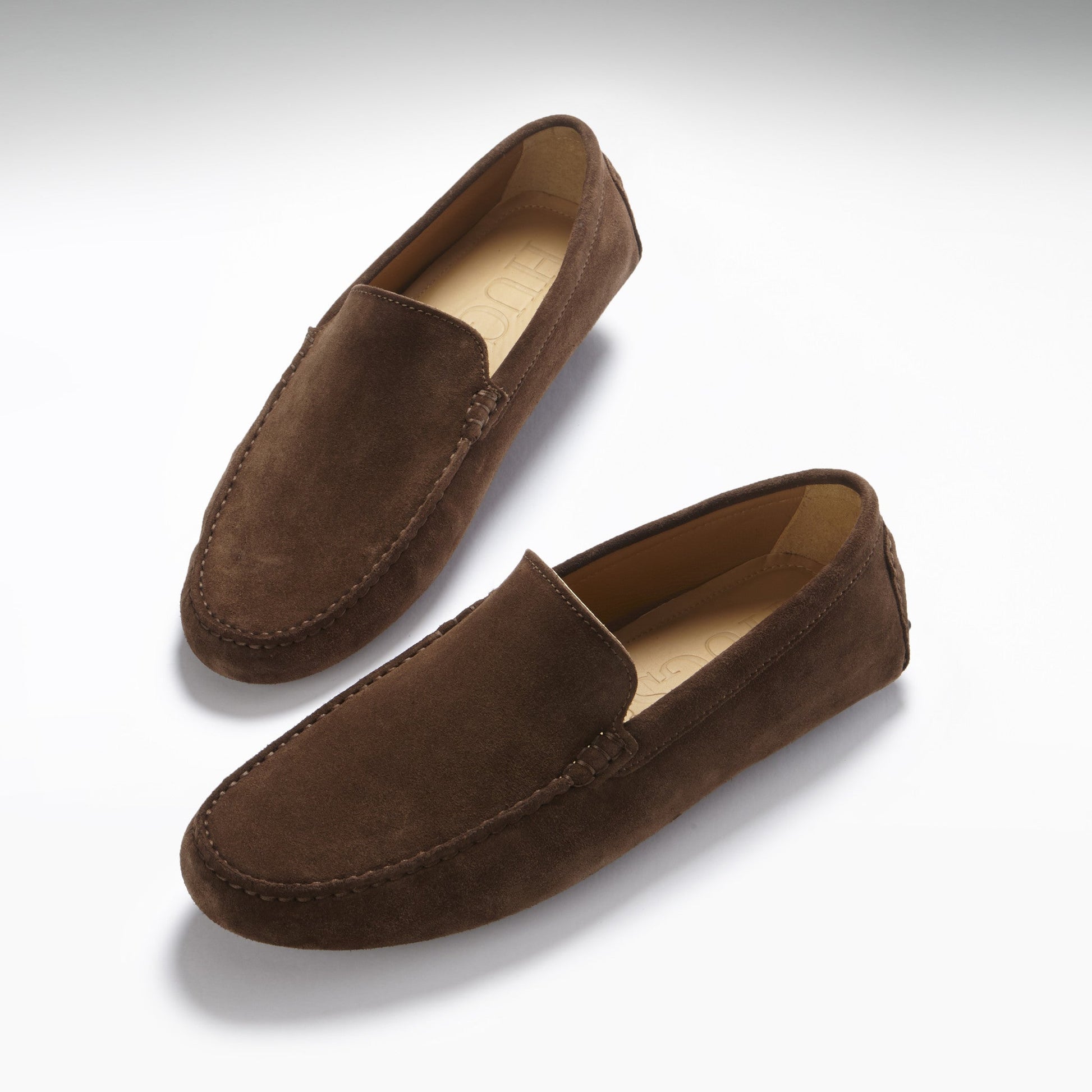 Driving Loafers, brown suede-1