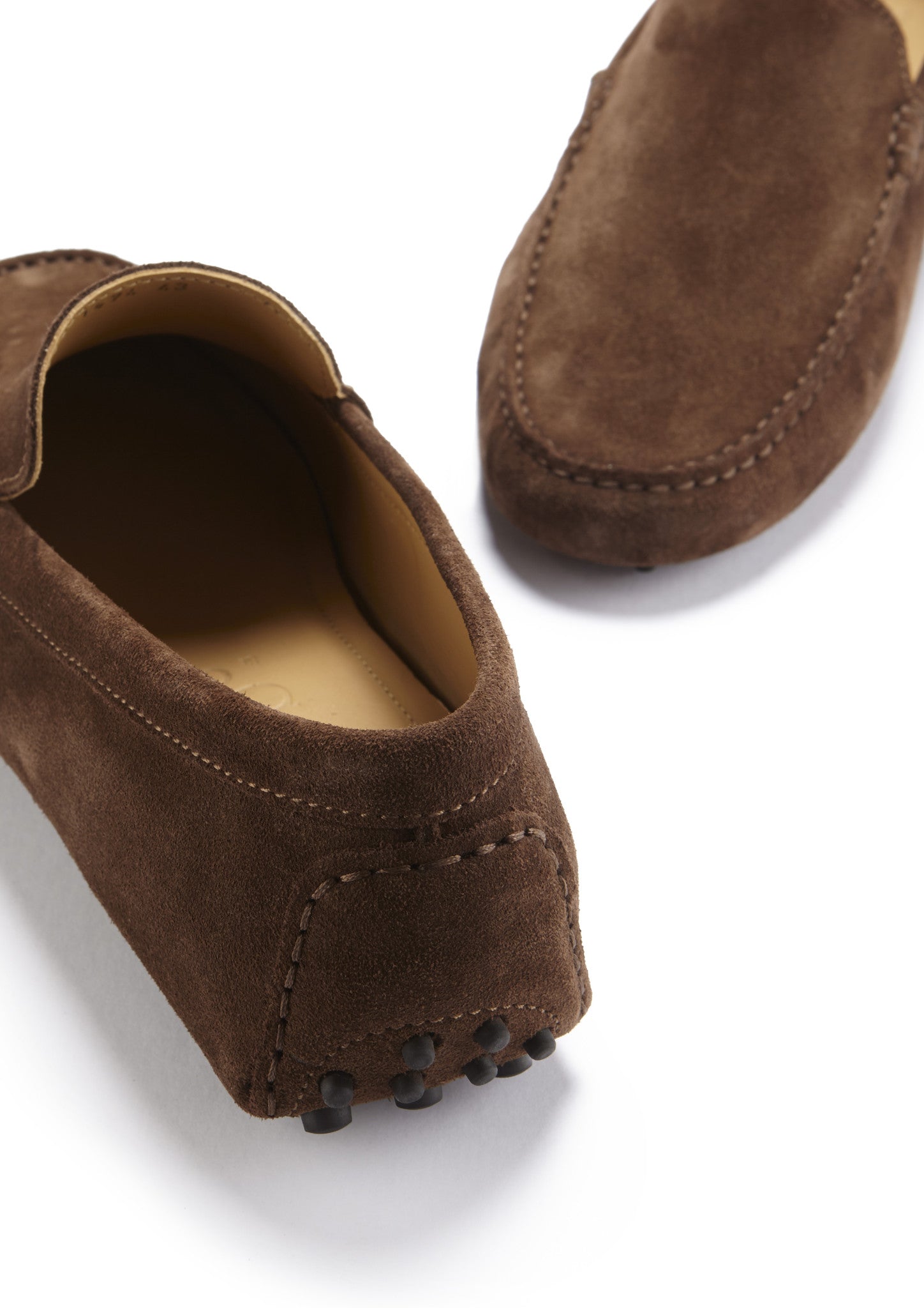 Driving Loafers, brown suede-3