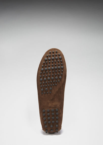 Driving Loafers, brown suede-4