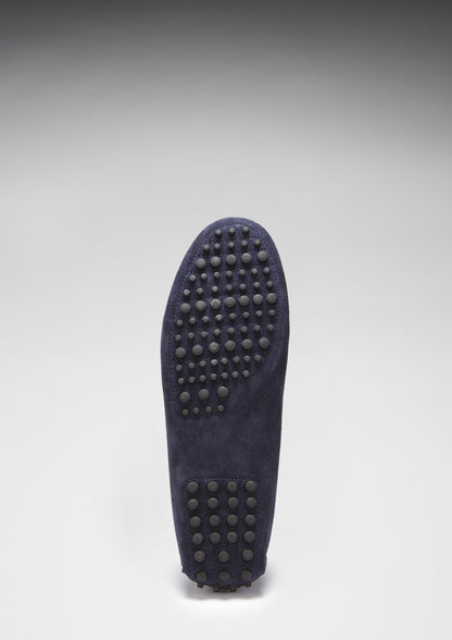Driving Loafers, navy blue suede-4