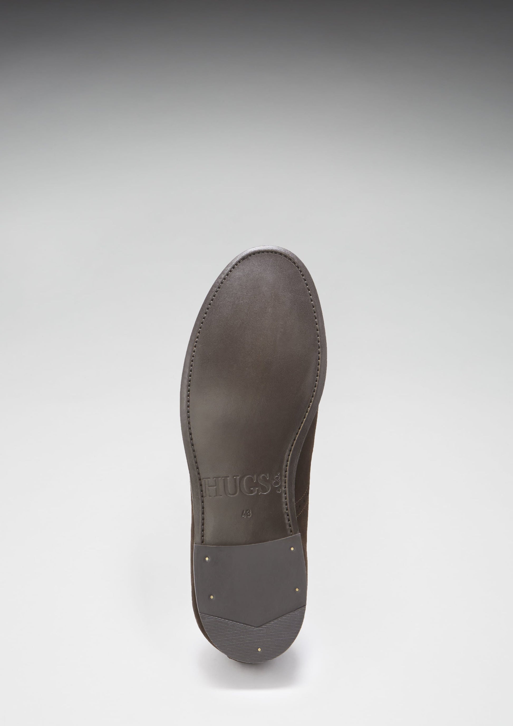 Brown Suede Tasselled Brogues, Welted Leather Sole-3