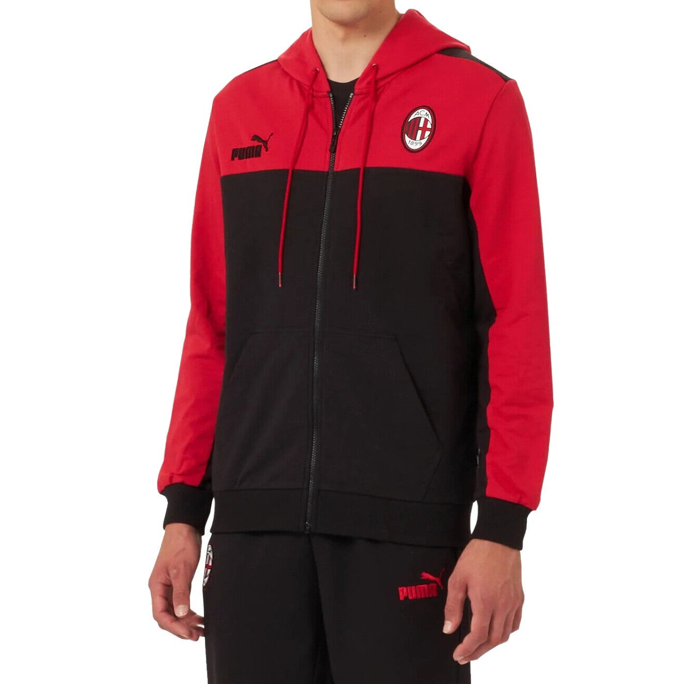 AC Milan Casual Fans cotton presentation tracksuit 2022/23 - Puma-0