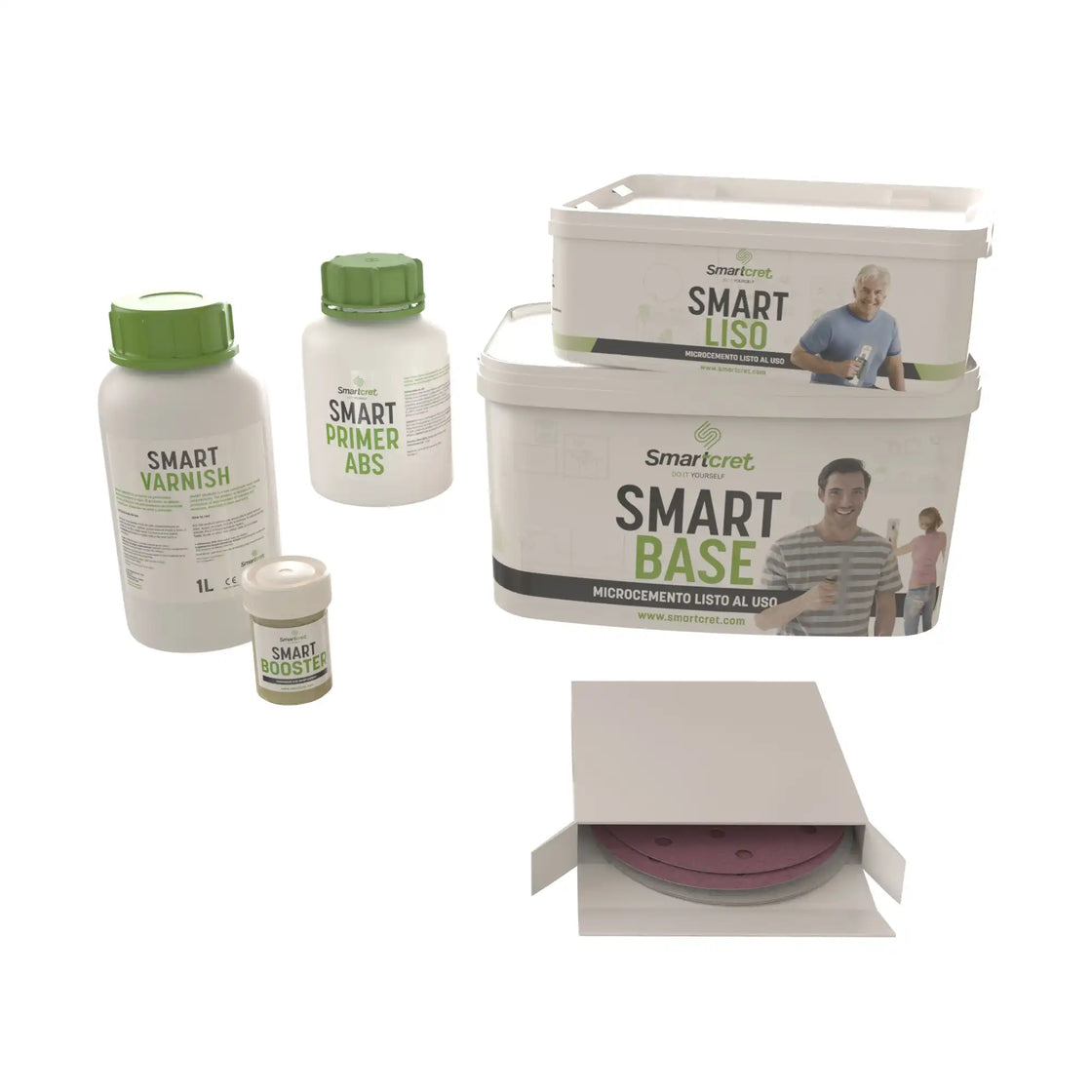 Kit de microcemento para encimera de obra de 4 m²-0