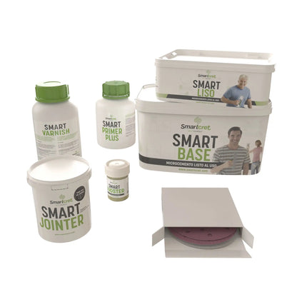 Kit microcemento de 4 m² para paredes de cocina con azulejos-0