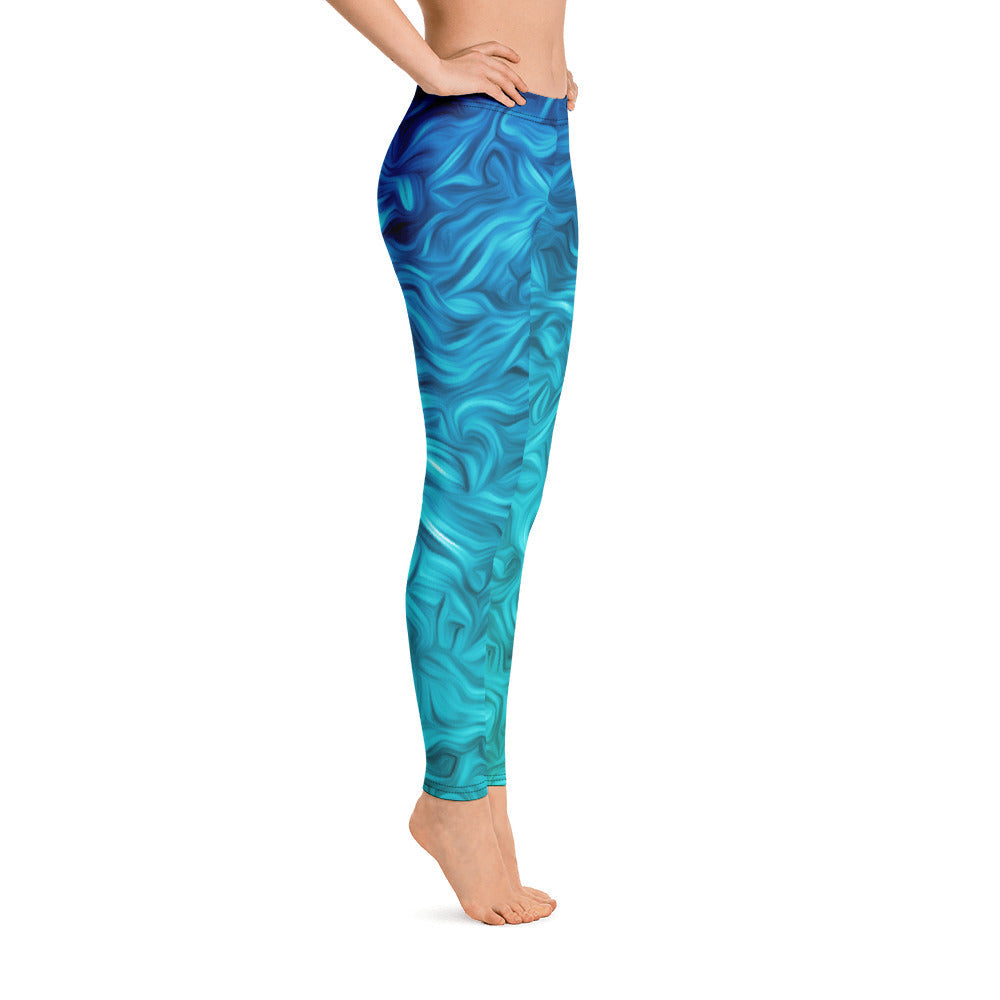 Blue Wave Leggings-4