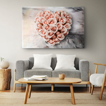 Floral Heart Wall Art II-1