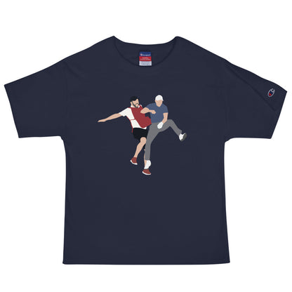Jordan and Mike Jump Champion T-Shirt-2