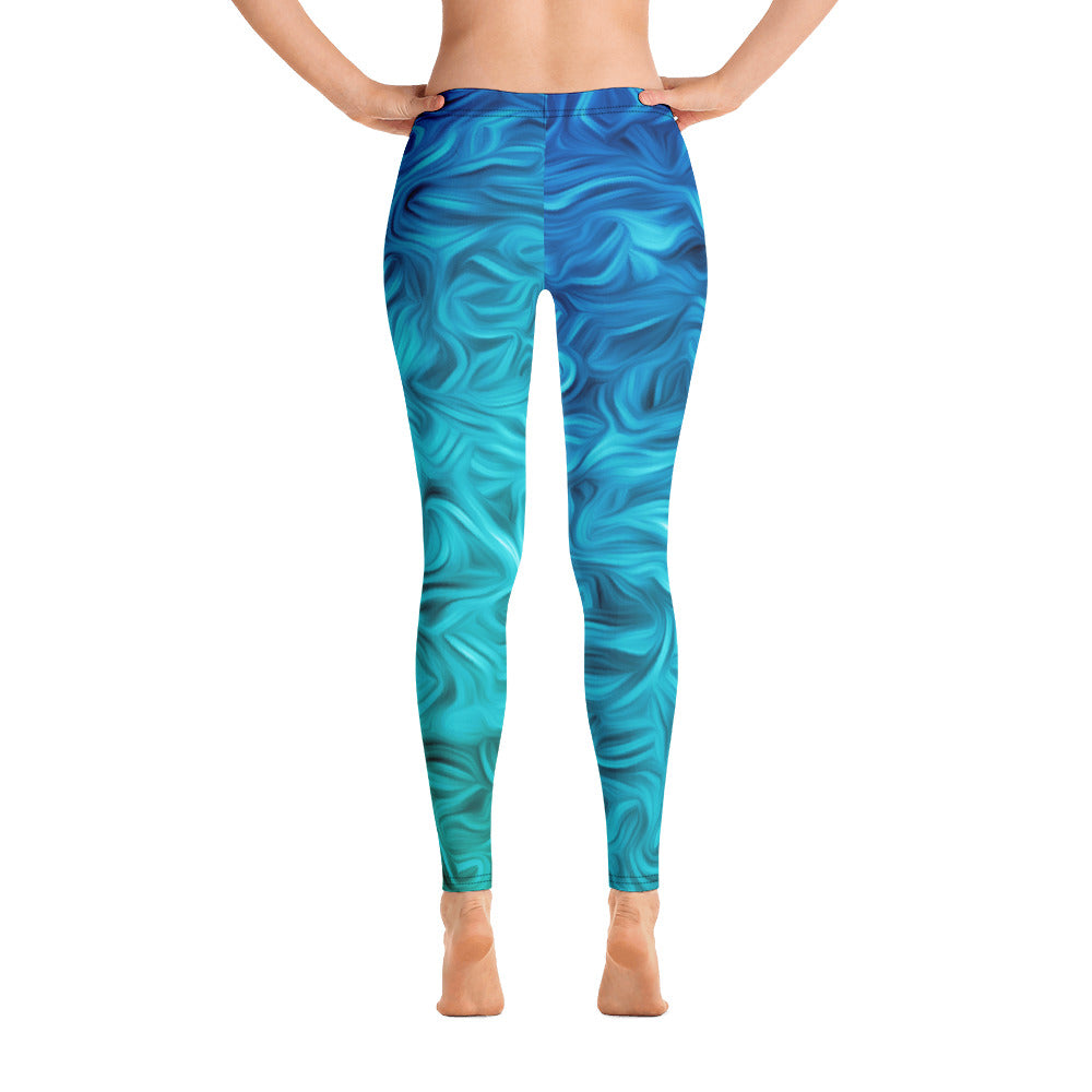 Blue Wave Leggings-2
