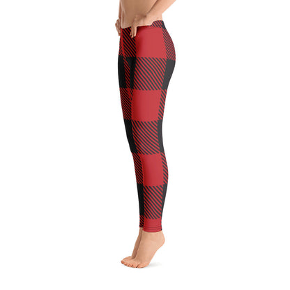 Buffalo Plaid Leggings-3