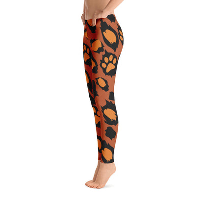 Leopawd Print Leggings-3