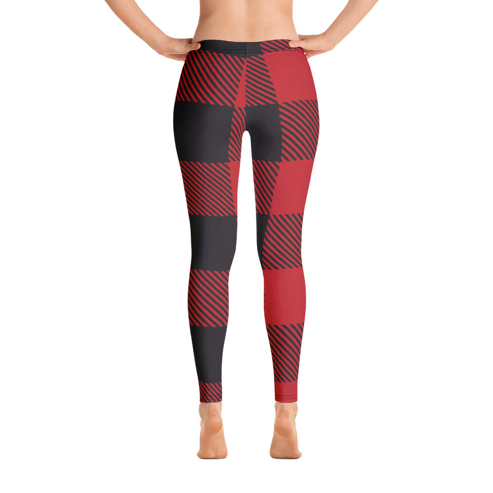 Buffalo Plaid Leggings-2
