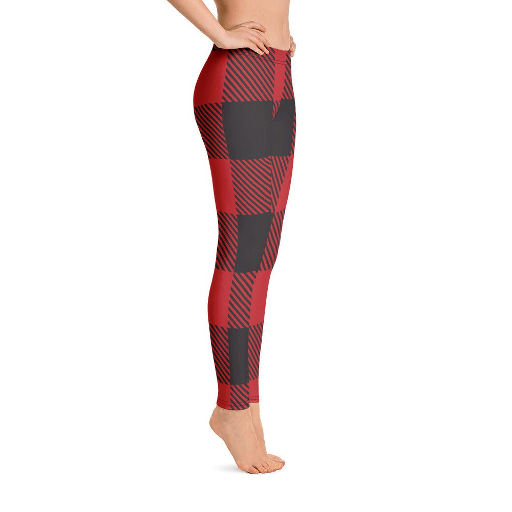 Buffalo Plaid Leggings-4