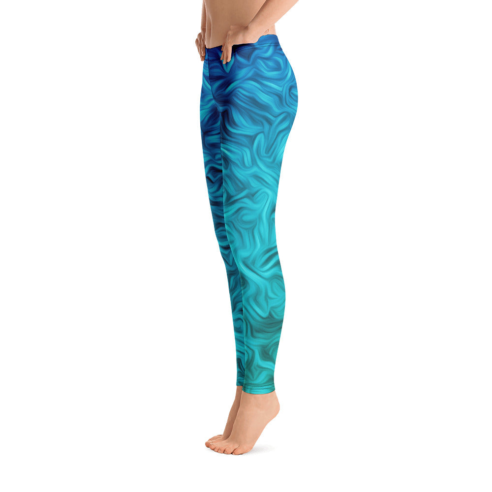 Blue Wave Leggings-3