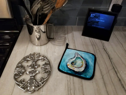 J Mac Oyster Pair of Pot Holders