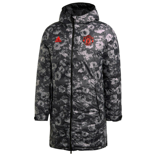 Manchester United soccer down padded long jacket 2019/20 - Adidas-0