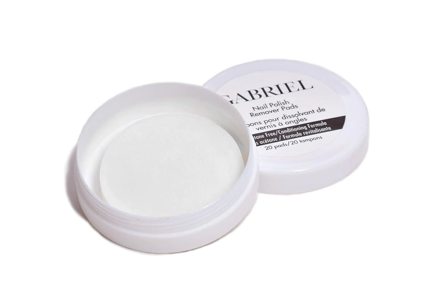 Gabriel Cosmetics Nail Polish Remover | Non-Toxic Citrus-Scented | All Natural Ingredients | Non-Acetone & Paraben Free | Gentle on Skin | Vegan | Conditions & Preps Nails (Wipe)