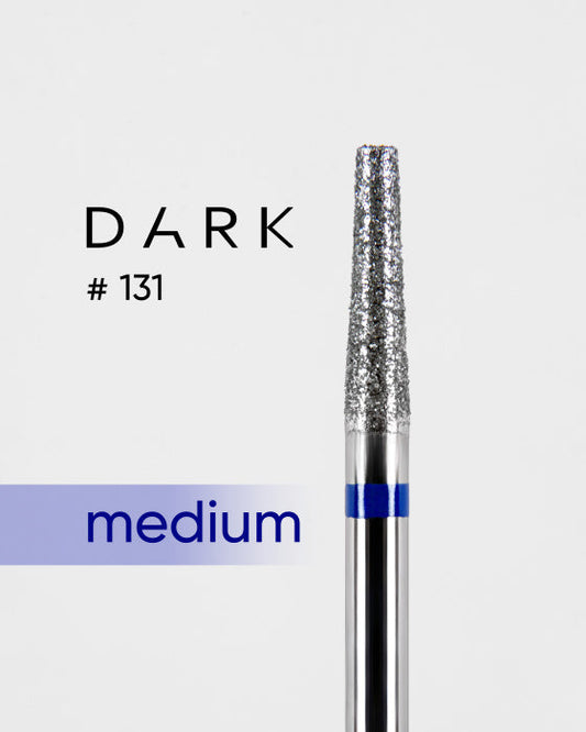 Diamond drill Dark #131 blue truncated cone 025-0