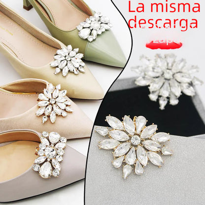 Crystal Decorative Buckle for High Heels and Shoes