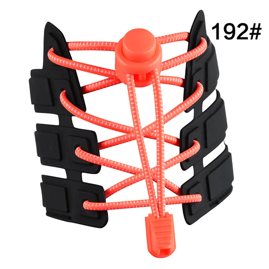 Kids No-Tie Shoelace Clips with Elastic Bands