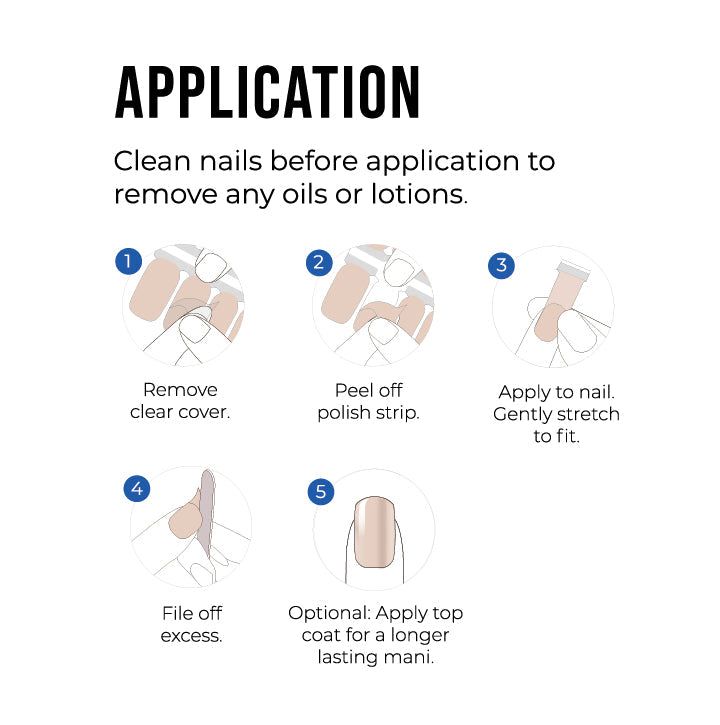 Flower Child Nail Polish Wraps (Transparent)-3