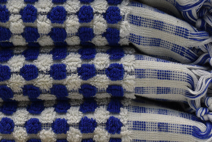 BUBBLE NAVY TERRY HAND TOWEL-2