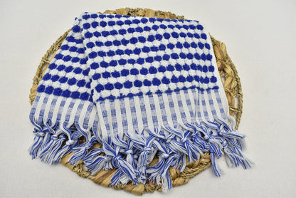 BUBBLE NAVY TERRY HAND TOWEL-3