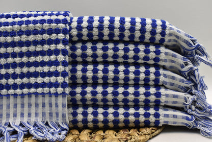 BUBBLE NAVY TERRY HAND TOWEL-0