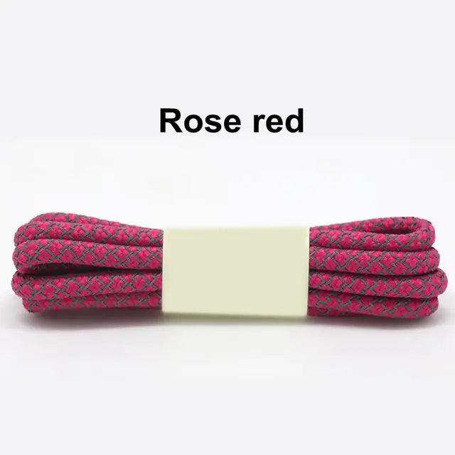 Reflective Round Sports Shoelaces with High Light