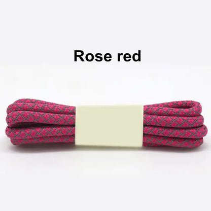 Reflective Round Sports Shoelaces with High Light