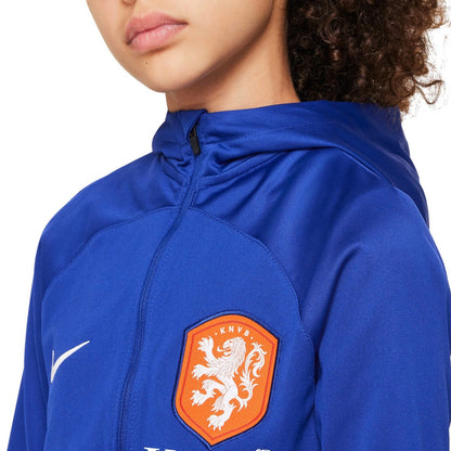 Kids - Netherlands hooded training presentation tracksuit 2022/23 - Nike-2