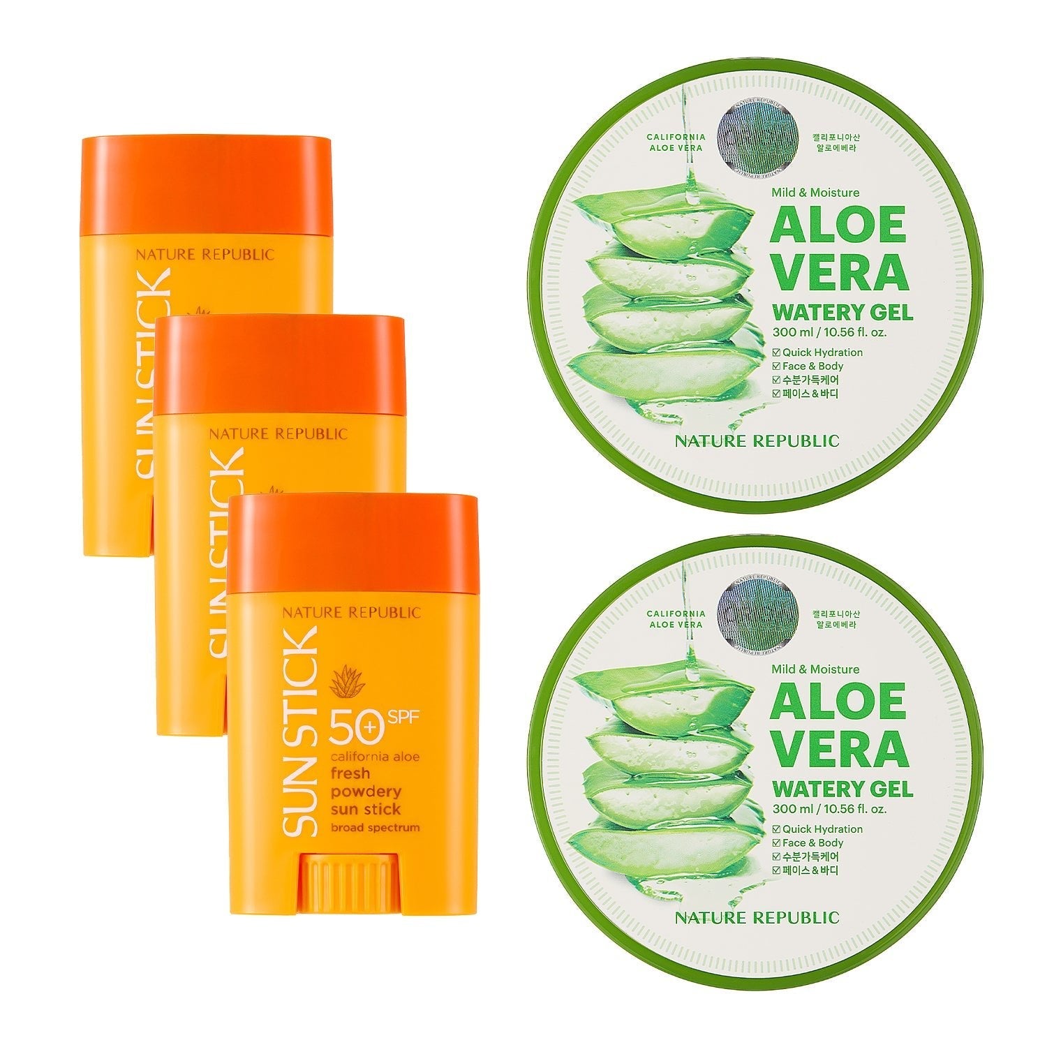 California Aloe Vera Sun Protection Set-0