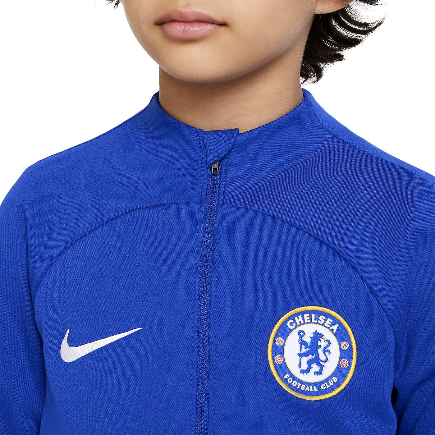 Kids - Chelsea blue training presentation Soccer tracksuit 2023/24 - Nike-2