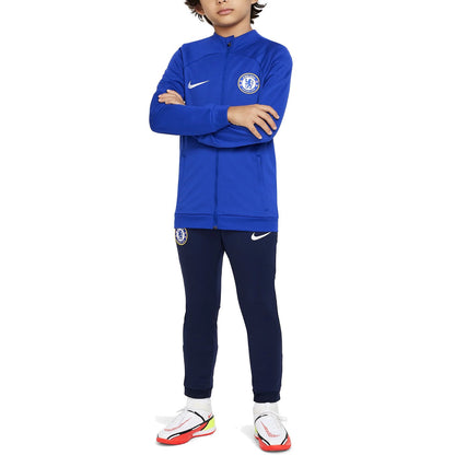 Kids - Chelsea blue training presentation Soccer tracksuit 2023/24 - Nike-3