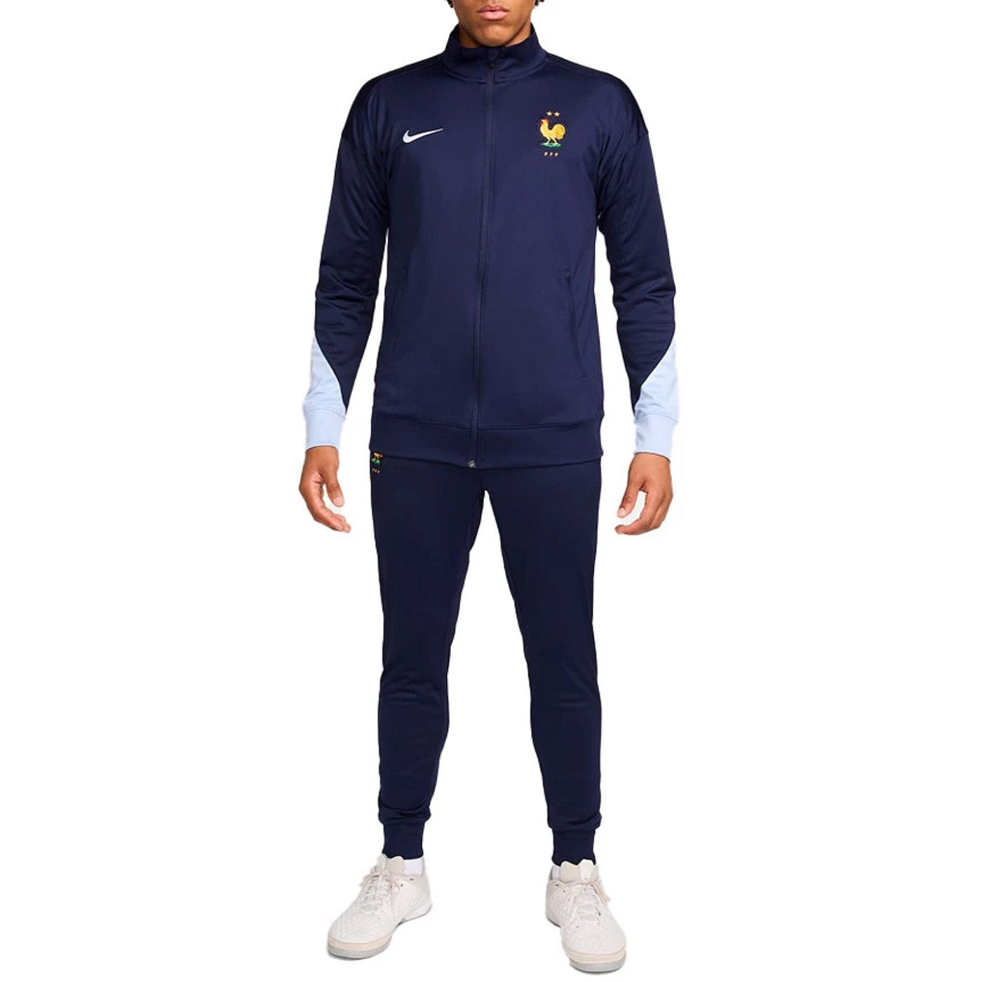 France training presentation Soccer tracksuit 2024/25 navy - Nike-1