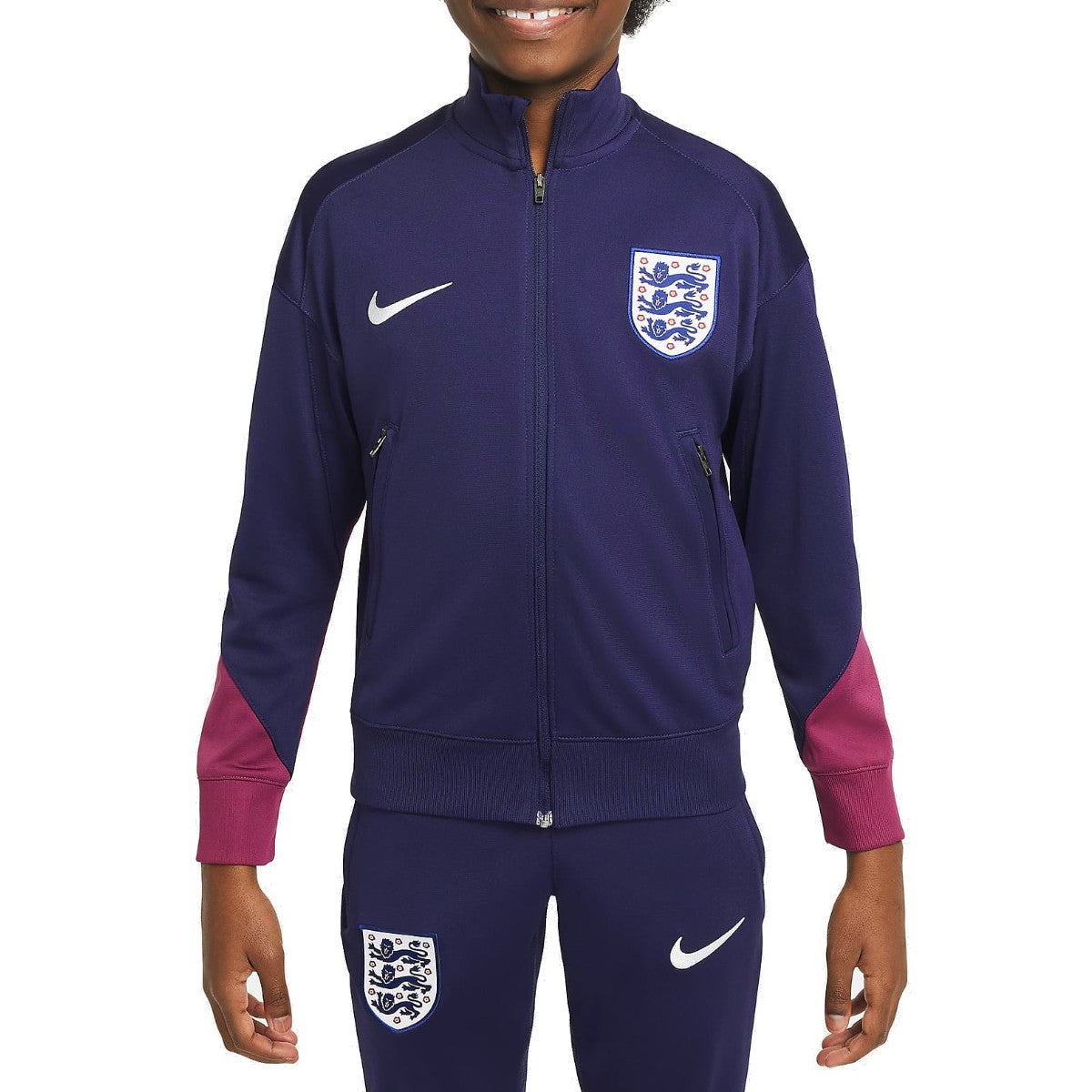 Kids - England training presentation soccer tracksuit 2024/25 - Nike-0