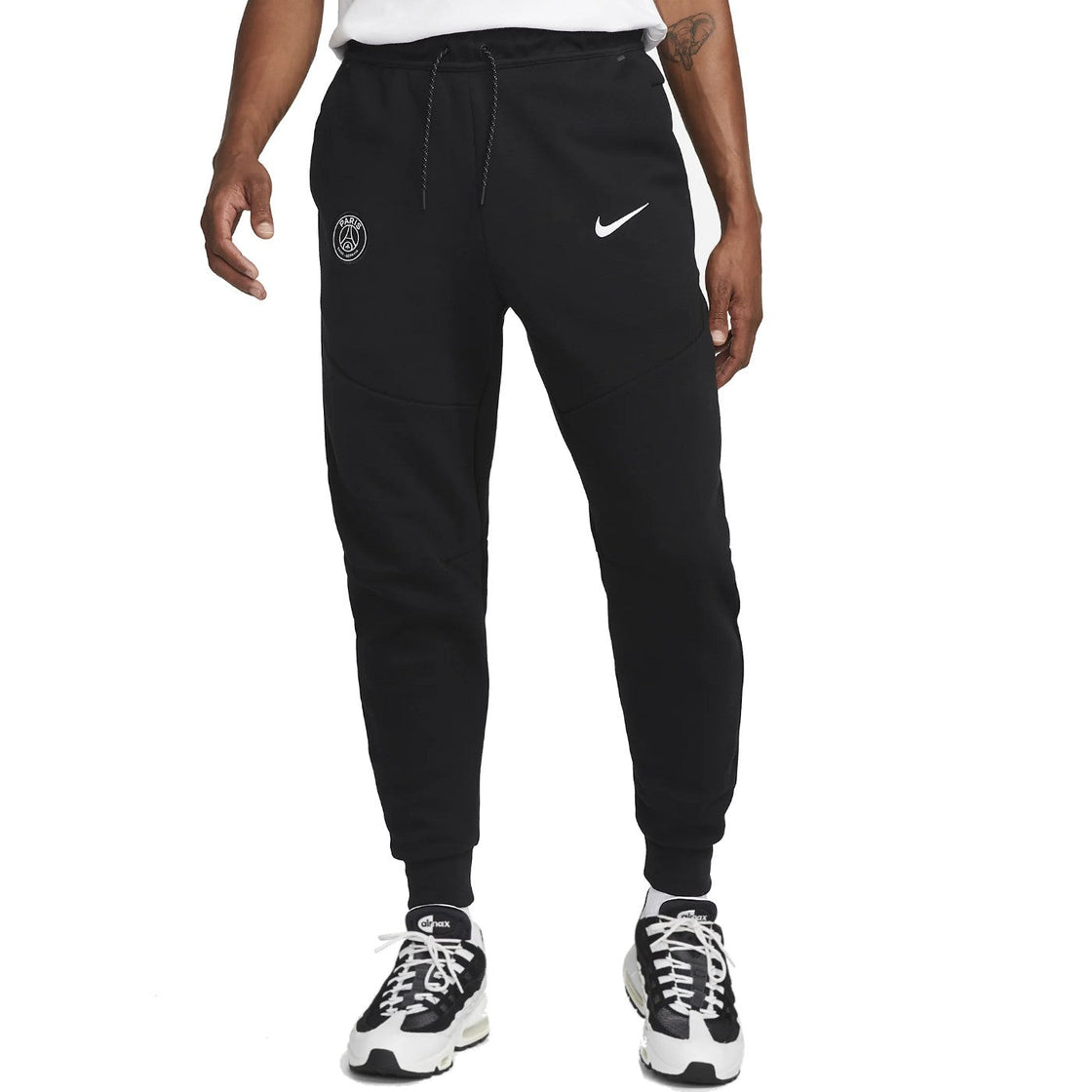 PSG Tech Fleece green/black presentation Soccer tracksuit 2022/23 - Nike-2