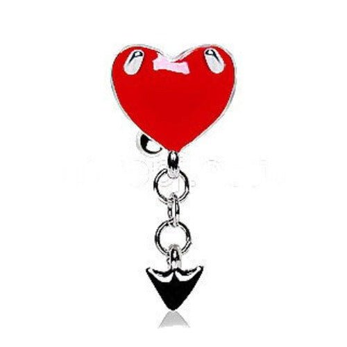 Devil’s Heart Top Down Navel Ring-0