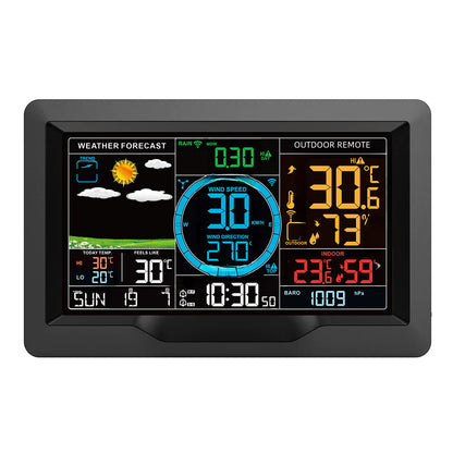 Wireless Weather Station with Wind Speed and Humidity