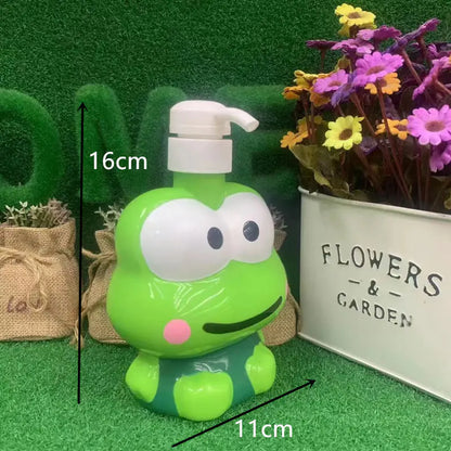 Cartoon Squeeze Bottle - 3D Cat Design for Toiletries