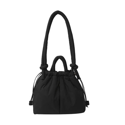 Women's Nylon Drawstring Backpack